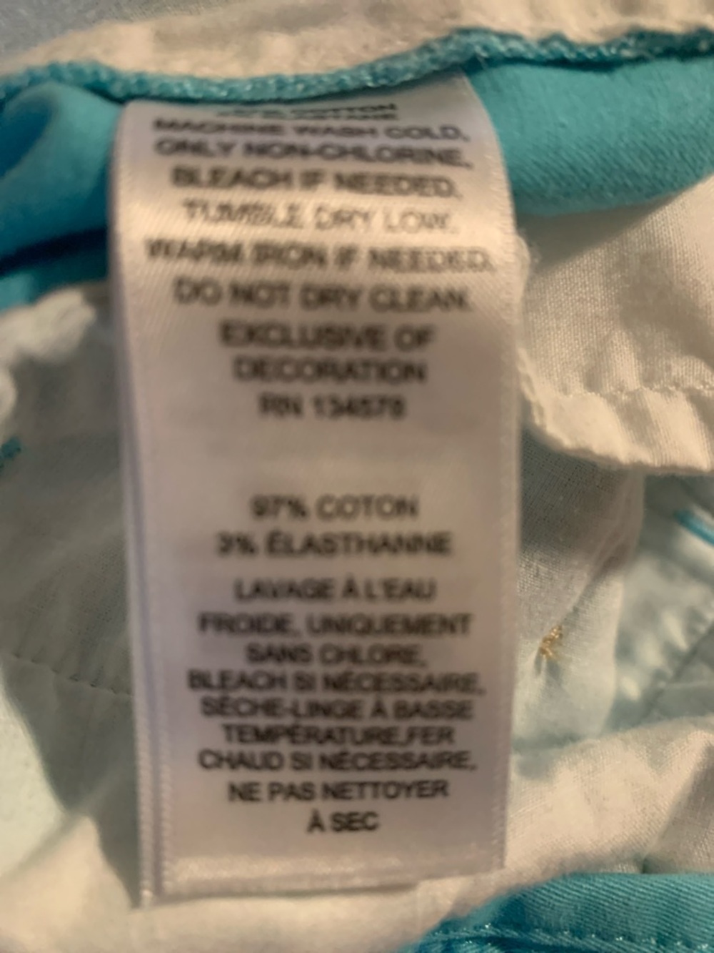 Vineyard Vines Men's Aqua Embroidered Cocktail Chino Shorts - Picture 8 of 9